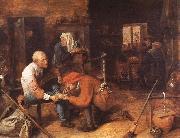 BROUWER, Adriaen The Operation fdg oil on canvas